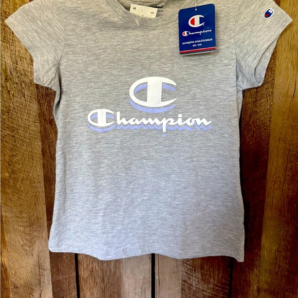Champion Other - Champion Girls’ Light Gray Short Sleeve Tee New with Tags